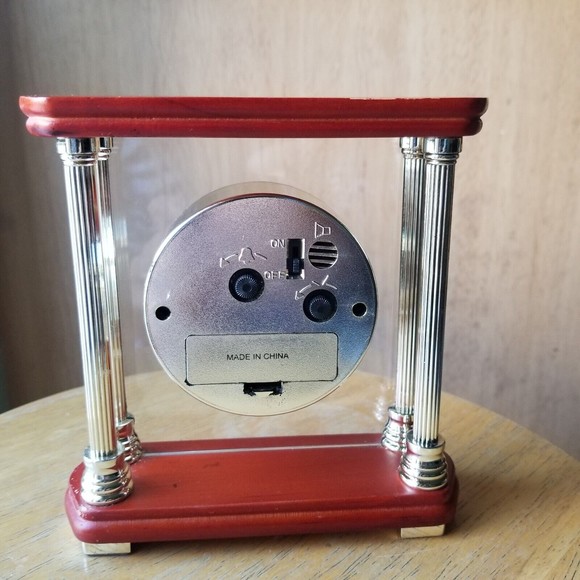 Brookwood Quartz Alarm Analog Clock Carriage Style Methodist Hospital Promo - Picture 3 of 12